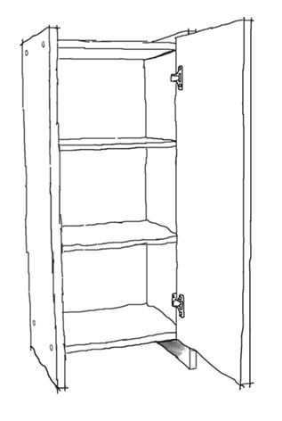 Croquis armário