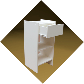 Arm&aacute;rio com prateleiras regul&aacute;veis