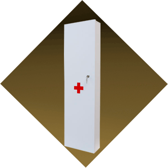 Arm&aacute;rio com porta ventilada detalhe